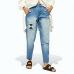 We The Free Down To Earth Patchwork Jeans Size 28 Photo 5