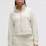 Lululemon  Beige Scuba Half-Zip Photo 0