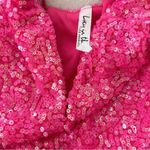 Lucy in the Sky | Hot Pink Sequin Dress Photo 6