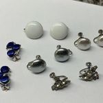 Lot Of 5 Costume Earrings Vintage Photo 0