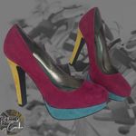G by Guess Multicolored Platform Pumps - Size 7 - Women Photo 0