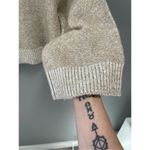 Ruby Moon  tan cropped pullover sweater hoodie Size Small Photo 3