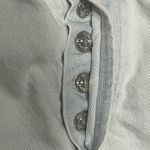 Free People  Jeans Size 26 Light Blue Button Fly Ripped Jeans Open Knee Photo 3