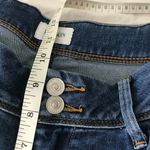 Hudson  Mid Wash Distressed Collen Skinny Stretch Jeans Double Button Size 32 Photo 4