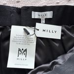 Milly New York Black And Metallic Gold Glitter Swirl Flare Skirt Size 12 Photo 3