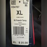 Reebok NWT Womens French Terry Black Athletic Sport Shorts XL Photo 4