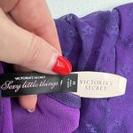 Victoria's Secret  M Medium Sexy Little Things Teddy Babydoll Dress Purple Sissy Photo 9