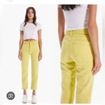 MOTHER Superior the tomcat the devil may care Ankle & Cropped Jeans in Yellow 26 Green Photo 0