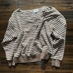 American Eagle AE Striped Off Shoulder Sweater Photo 5