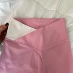 Wilo the Label Anthropologie Womens Small S Leggings Pink White Athleisure Yoga Photo 1