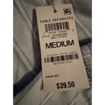 Brand New State of Day Women's Medium Mint Stripe Blue Lounge Pants Sleepwear Photo 3