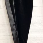 L'Agence L’agence Black Velvet Pants Satin Stripe Photo 3