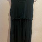 Bearsland Dark Green Nursing Sleeveless Midi Dress Black Size XL Photo 0