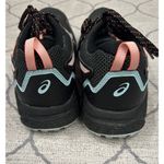 ASICS GEL VENTURE 8 Sneakers Womens Size 9.5 Black/Aqua/Peach Running Walking Photo 3