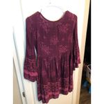 Mudd purple bell sleeve mini dress, Size XS Photo 8
