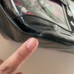 Betsey Johnson Betseyville Clear Satchel In Floral Pink Vinyl Bag Photo 10