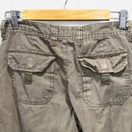 Polo Jeans Co Y2K Low Rise Baggy Cargo Pants Size 4 Grunge Boho 100% Cotton Brown Photo 7