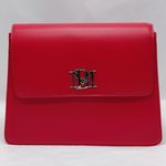 Badgley Mischka Red Crossbody Shoulder Bag Purse Wedding Cocktail Party Photo 11