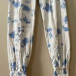 Z by Zella Lotus Tie Dye Joggers Active Lounge Pants Blue White Size S Photo 4