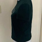 Topshop Dark Green LUCKY Star Short Sleeved Top Size 4 Photo 7