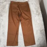 Chico's  Dress Pants Women's Size 3 Brown Cotton Stretch Chino Business‎ Casual Photo 5