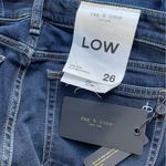 Rag and Bone NWT Jeans Dre Low Rise Boyfriend Jeans Bianca Dark Wash Size 26 | 2 Photo 8