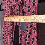 Lulumari Pink Black Floral Sleeveless Dress Photo 7