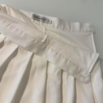 Empty Soda White Pleated Skirt Photo 1