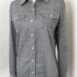 Tory Burch chevron print blouse. Size 6 Photo 0