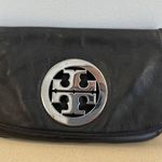 Tory Burch  Leather Clutch/Shoulder Bag with Silver Hardware - Preowned Photo 1
