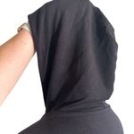 Beyond Yoga Tadasana Oversized Long Fleece Long Sleeve Soft Hoodie Black Small Photo 5