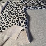 Leopard cowl neck sweater Size M Photo 2