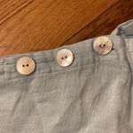 St. Tropez St tropes side buttons linen shirt L Photo 8
