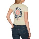 Volcom NWT  Sand & Blue Have a Clue Tee - Beige/Sand - L Photo 1