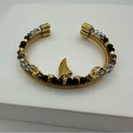 Henri Bendel Beaded Gold Coil Adjustable Charm Bracelet Photo 1