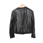Banana Republic  Leather Motorcycle Jacket Womens M‎ Photo 1
