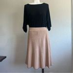 Alfani  Tan Flared Skater Rayon Skirt XL Photo 5