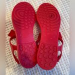 VALENTINO GARAVANI Red Bow Jelly‎ Sandals Size 38 Photo 5