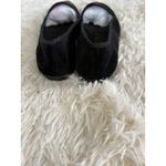 Vintage 80's Gitano Black Velvet Holiday Christmas Bow Embroidered Flats 6.5 Photo 3