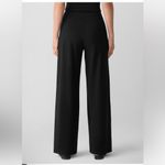 Eileen Fisher  Stretch Jersey Knit Wide Leg Pant In Black Size Medium Petite Photo 1