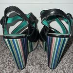 Unlisted Striped Wedge Heels Photo 2