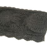 Gilly Hicks  Black Scallop Lace Bandeau Bralette S Photo 0
