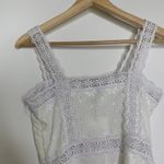 Charo Ruiz Zuma Eyelet Embroidered White Romper Womens XS New Photo 6