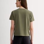 Everlane  The Box Cut Tee in Essential Cotton in Kalamata, Size Large Photo 2