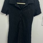SheIn Black Button Up Romper Photo 0