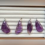 NWOT Uruguay Natural Therapy Amethyst pendant in Large size/29.59g Photo 0