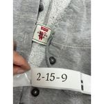 Levi's  Hoodie Womens Medium Large Grey Henley Pullover Knit‎ Sweater Vintage Photo 2