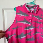 Obnoxious Golf Women’s Sharks Polo Size 2XL Pink Photo 2