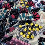 NWT Anthropologie Bhanuni by Jyoti Avery Far Fields Beaded Midi Dress 0 $248 Photo 3