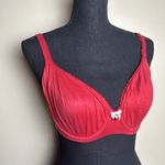 Victoria's Secret Victoria’s Secret Sexy Bright Red Lace Body By Victoria Unlined Demi Bra 38C Photo 7